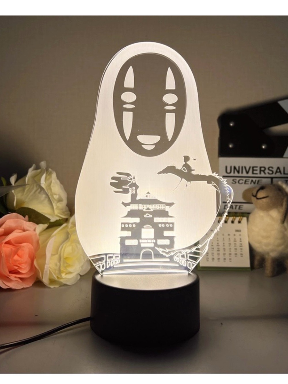 Studio Ghibli Spirited Away No Face 3D Led Lamp